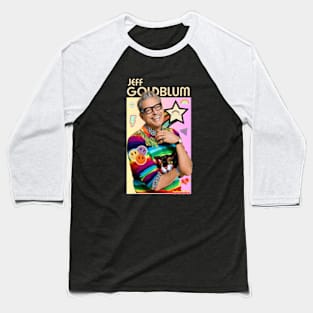 funny jeff goldblum quotes art 90s style retro vintage 70s Baseball T-Shirt